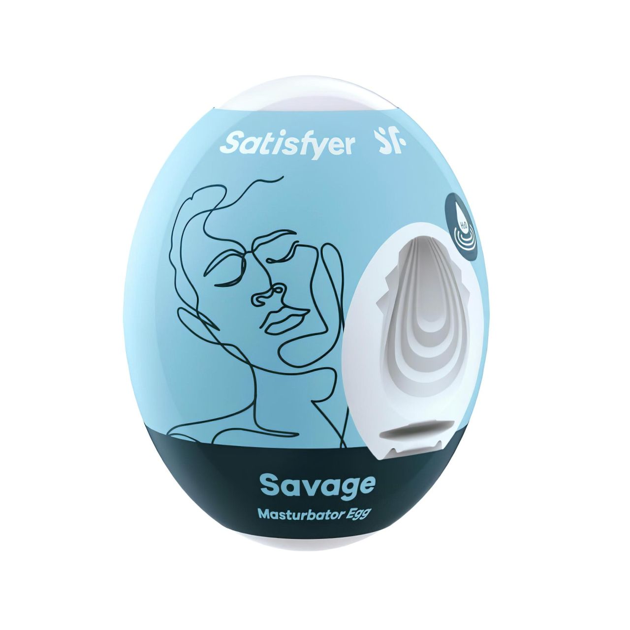 Satisfyer Egg Savage - tojás maszturbátor (1db) Satisfyer Egg Savage - tojás maszturbátor (1db)