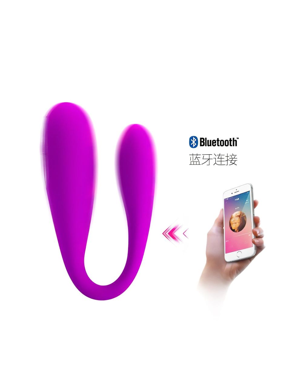 Pretty Love August - akkus, okos G-pont és csikló vibrátor (pink)