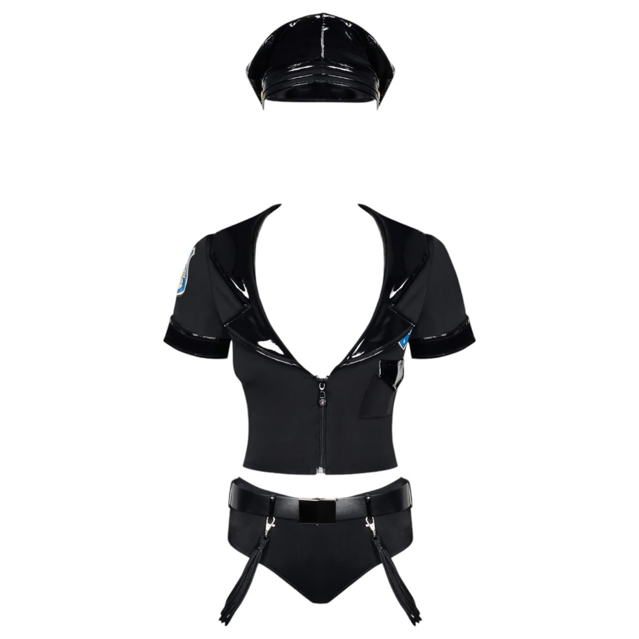 Obsessive Police - rendőrnő jelmez szett (S/M)