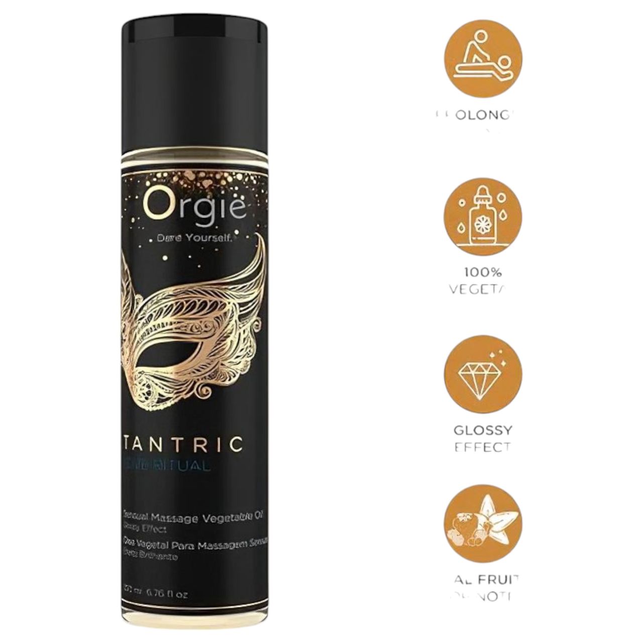 Orgie Tantric Love - érzéki masszázsolaj (200ml)