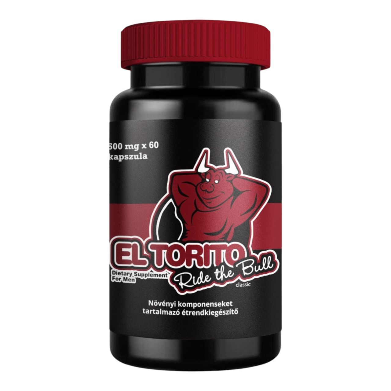El Torito - étrend kiegészítő kapszula férfiaknak (60db) El Torito - étrend kiegészítő kapszula férfiaknak (60db)