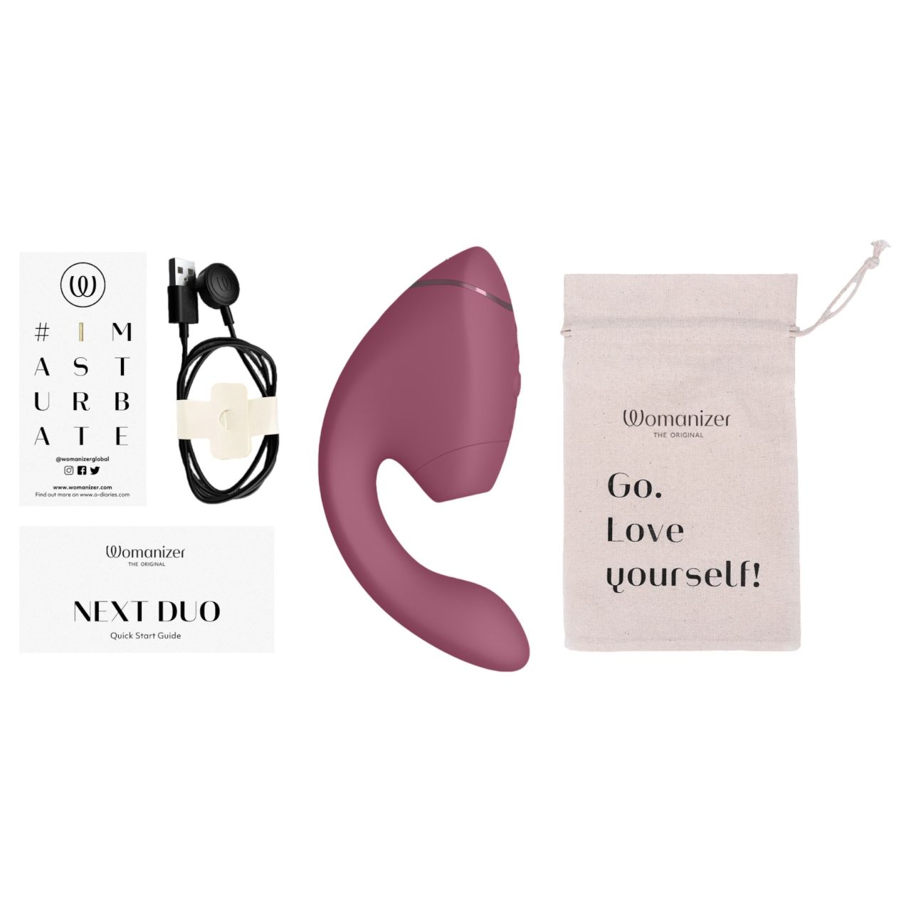 Womanizer Next Duo - 2in1 G-pont vibrátor (pink)