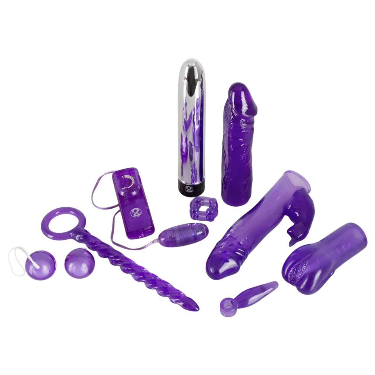You2Toys - Purple Appetizer - vibrátoros készlet (9 részes) You2Toys - Purple Appetizer - vibrátoros készlet (9 részes)