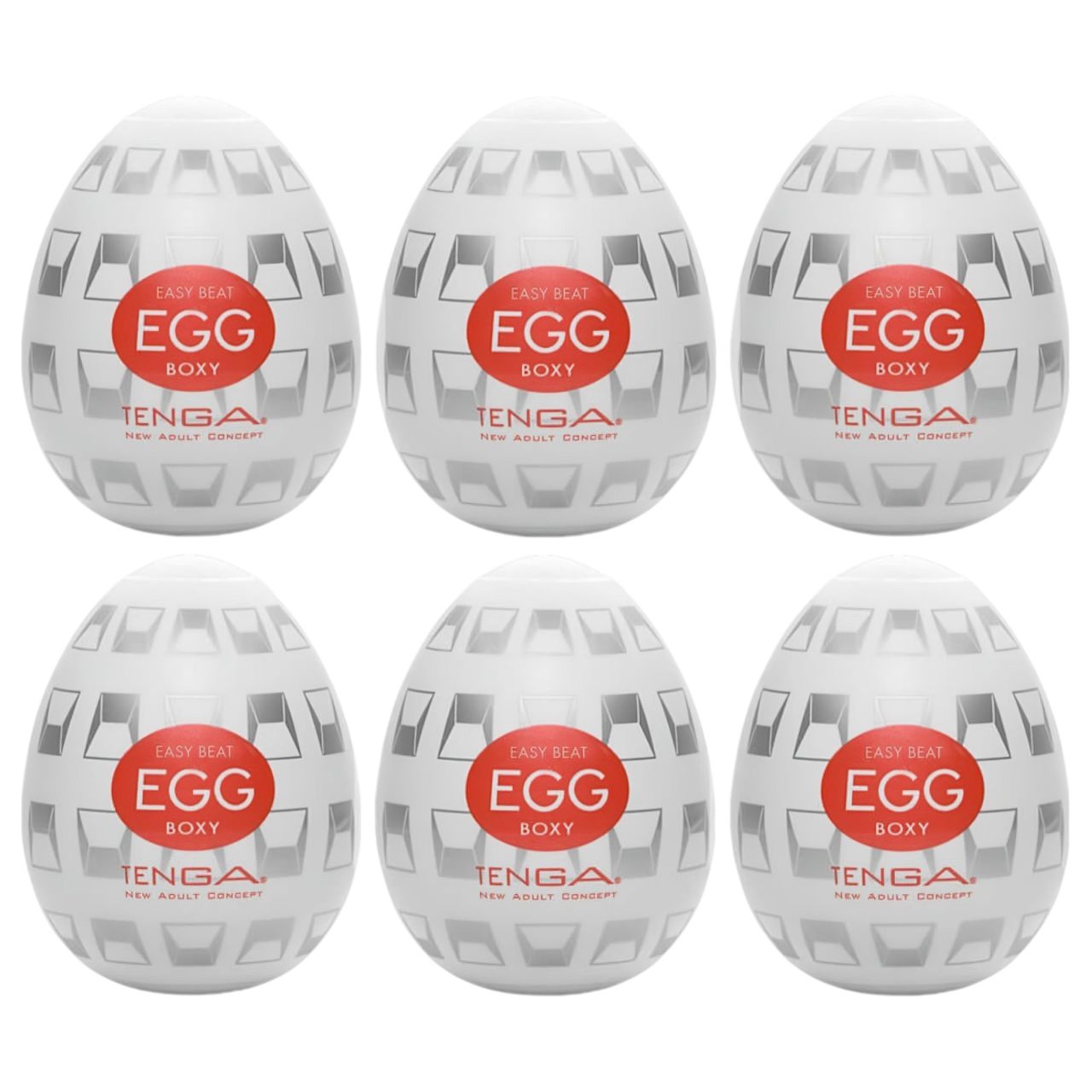 TENGA Egg Boxy - tojás maszturbátor (6db)