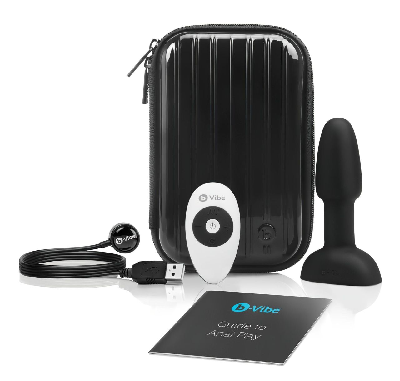 b-Vibe Rimming - forgó gyöngyös anál vibrátor (fekete) b-Vibe Rimming - forgó gyöngyös anál vibrátor (fekete)