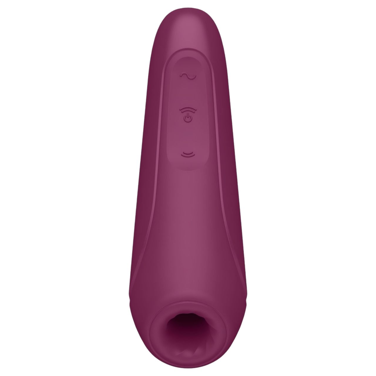 Satisfyer Curvy 1+ - okos léghullámos csiklóizgató (piros)