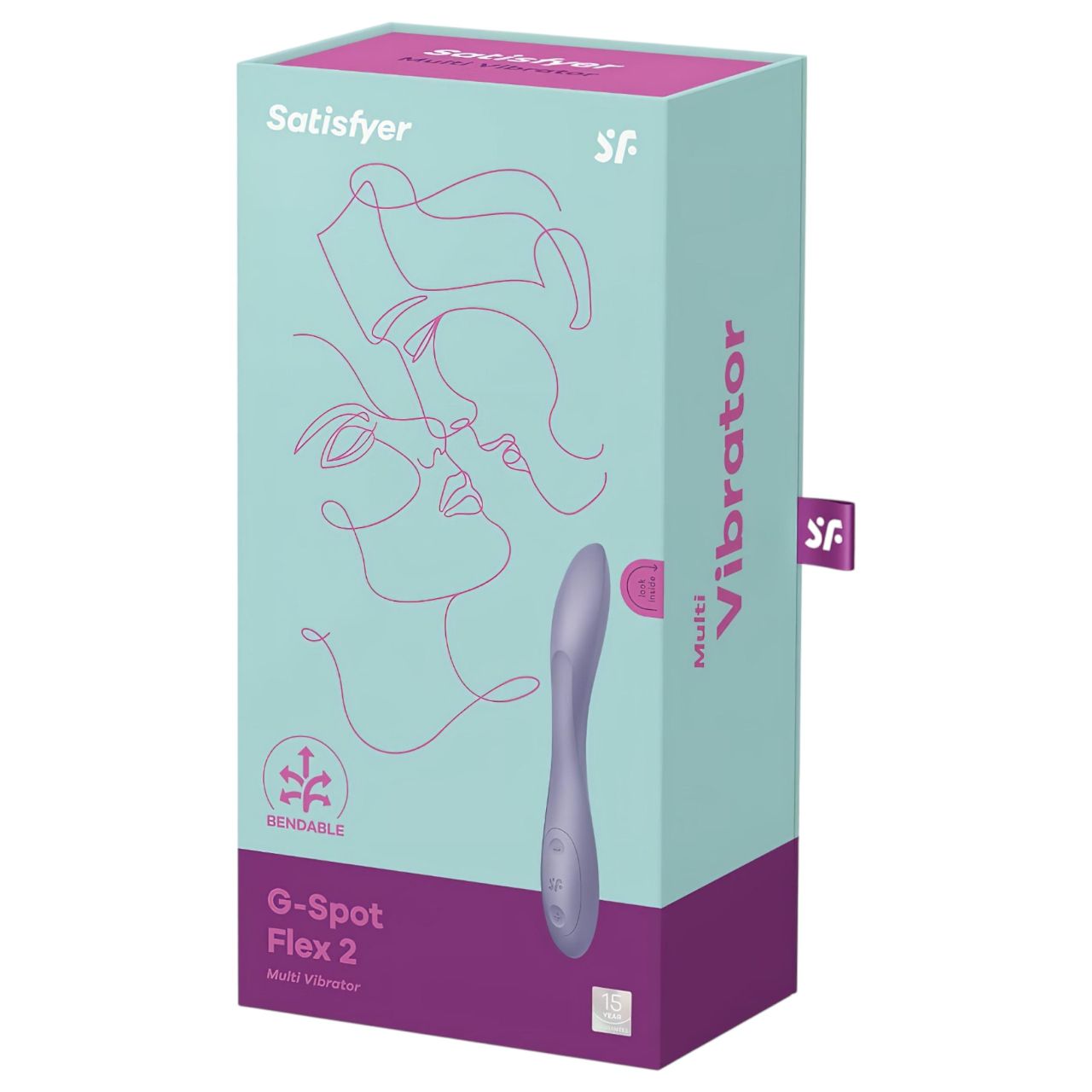 Satisfyer G-spot Flex 2 - akkus, vízálló G-pont vibrátor (viola) Satisfyer G-spot Flex 2 - akkus, vízálló G-pont vibrátor (viola)