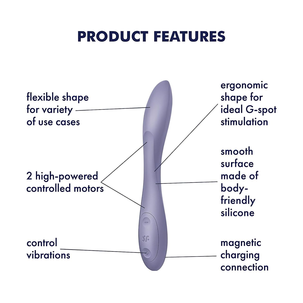 Satisfyer G-spot Flex 2 - akkus, vízálló G-pont vibrátor (viola) Satisfyer G-spot Flex 2 - akkus, vízálló G-pont vibrátor (viola)