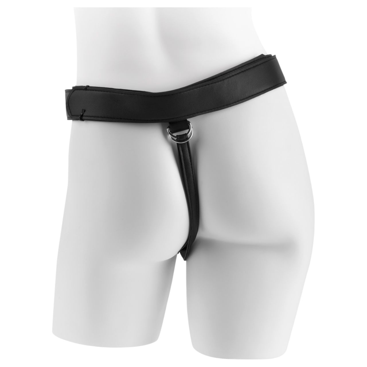 King Cock 7 - felcsatolható dildó hámmal (fekete)