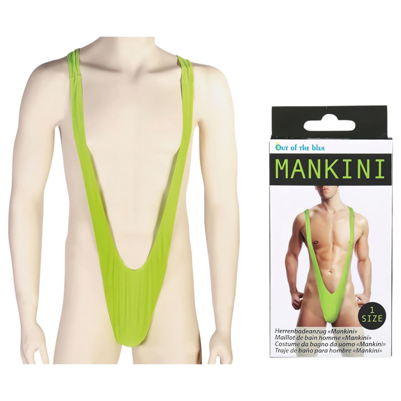 Out of The blue - mankini, férfi sling fürdőruha (zöld) Out of The blue - mankini, férfi sling fürdőruha (zöld)
