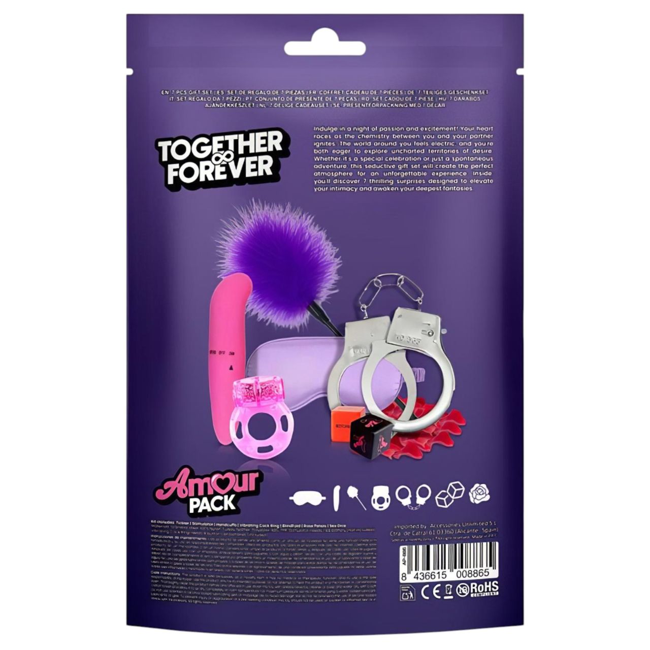 Amour Pack Together - kezdő szett vibrátorral - 7 részes