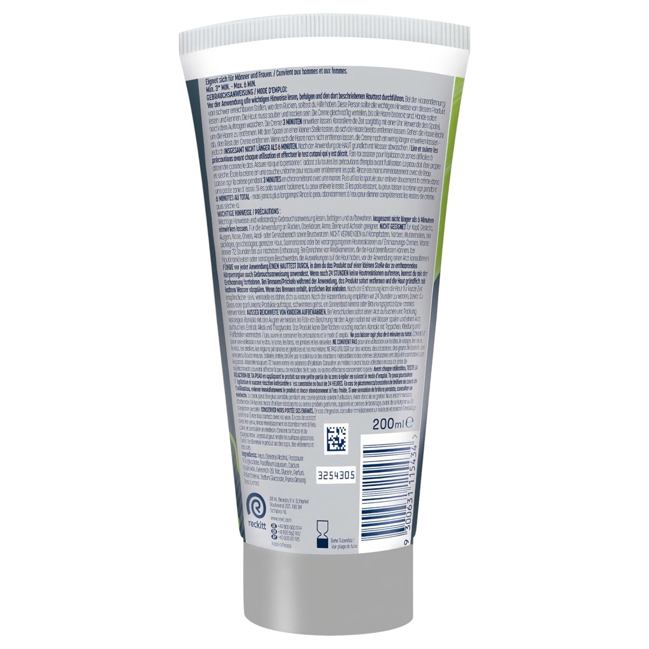 Veet - szőrtelenítő krém férfiaknak (200 ml)