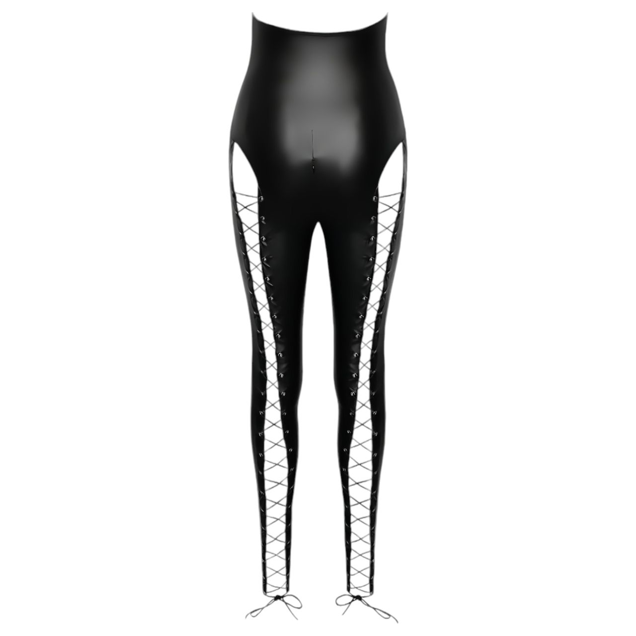 / Cottelli Party - nyakpántos fűzős overál (fekete)