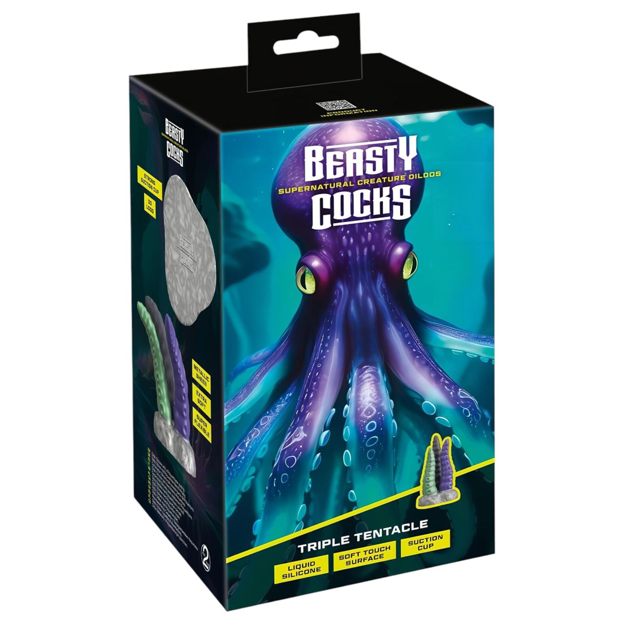 Beasty Cocks Triple Tentacle - tripla polipkar dildó Beasty Cocks Triple Tentacle - tripla polipkar dildó