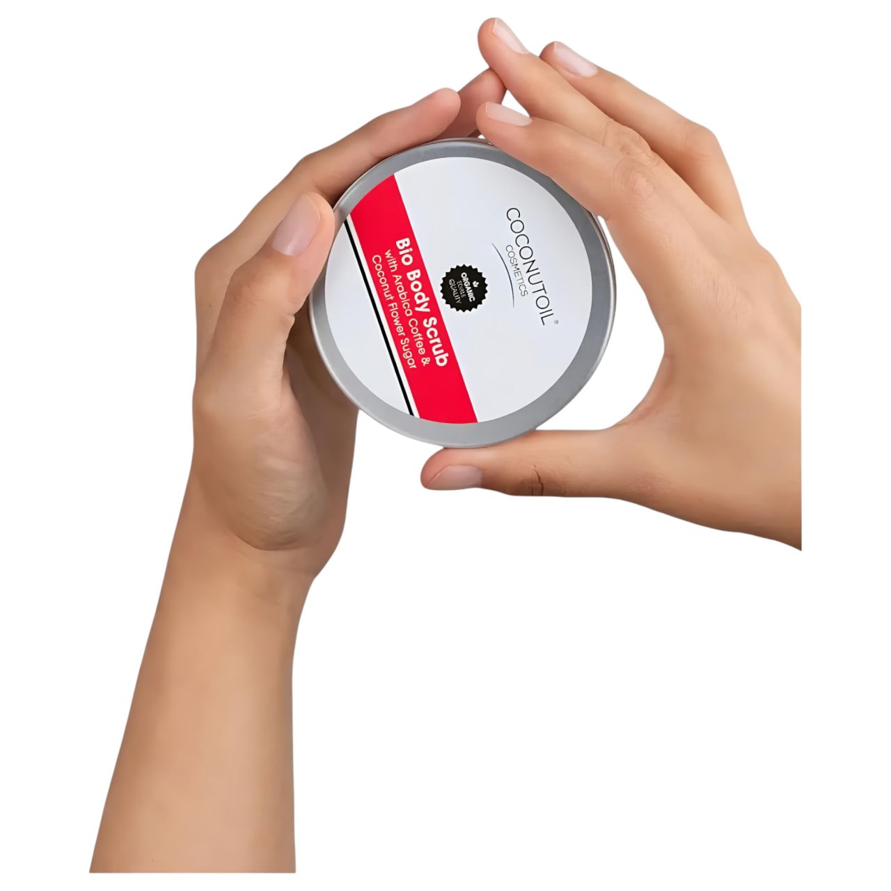 Coconutoil - Bio Testradír Kávéval & Kókuszvirágcukorral (100ml) Coconutoil - Bio Testradír Kávéval & Kókuszvirágcukorral (100ml)