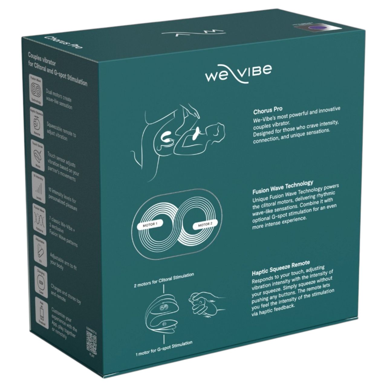 We-Vibe Chorus Pro - App- és távirányítós párvibrátor (lila) We-Vibe Chorus Pro - App- és távirányítós párvibrátor (lila)