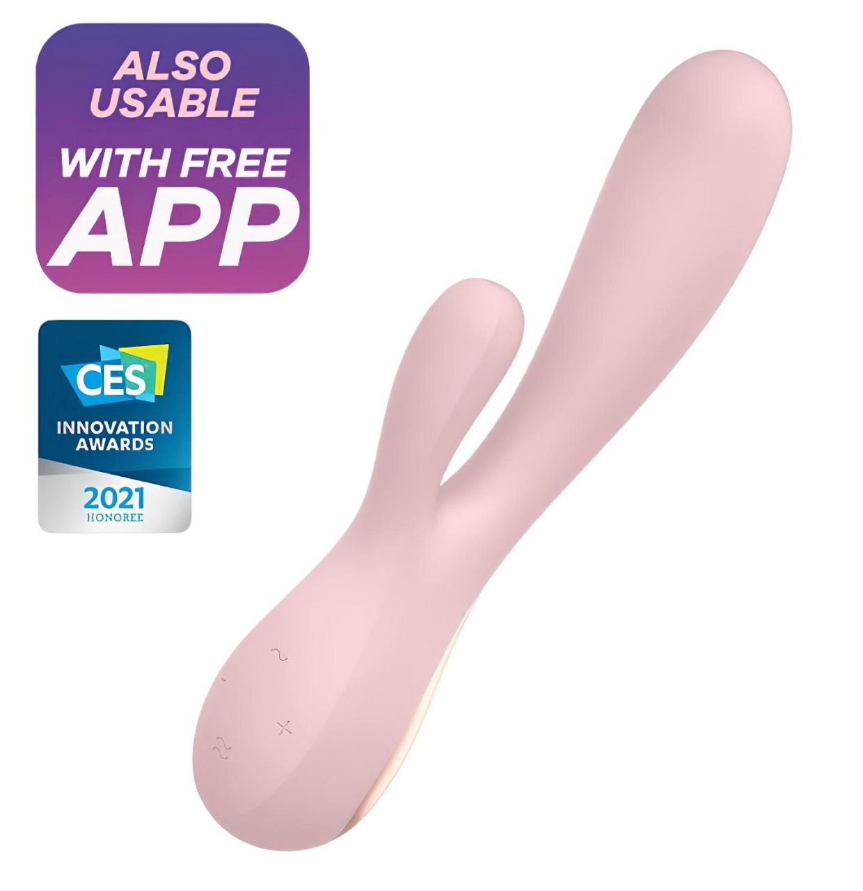 / Satisfyer Mono Flex - okos vízálló vibrátor (pink) / Satisfyer Mono Flex - okos vízálló vibrátor (pink)