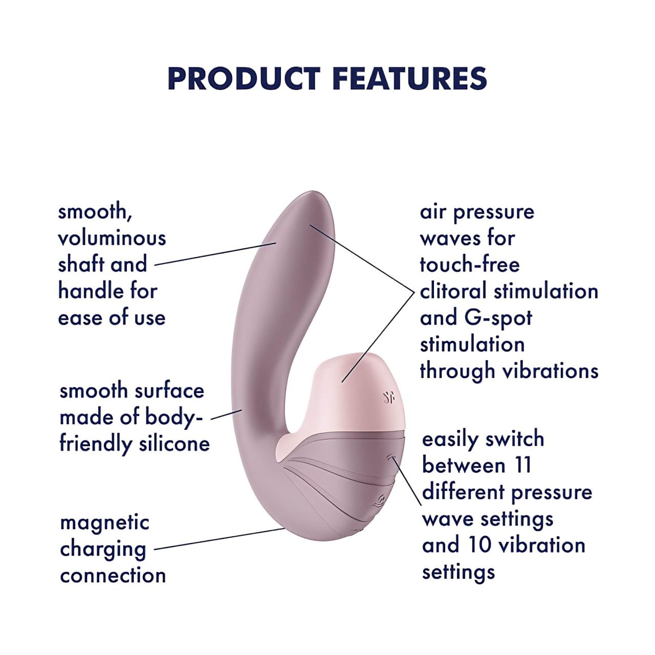 Satisfyer Supernova - akkus, léghullámos 2in1 vibrátor (pink) Satisfyer Supernova - akkus, léghullámos 2in1 vibrátor (pink)