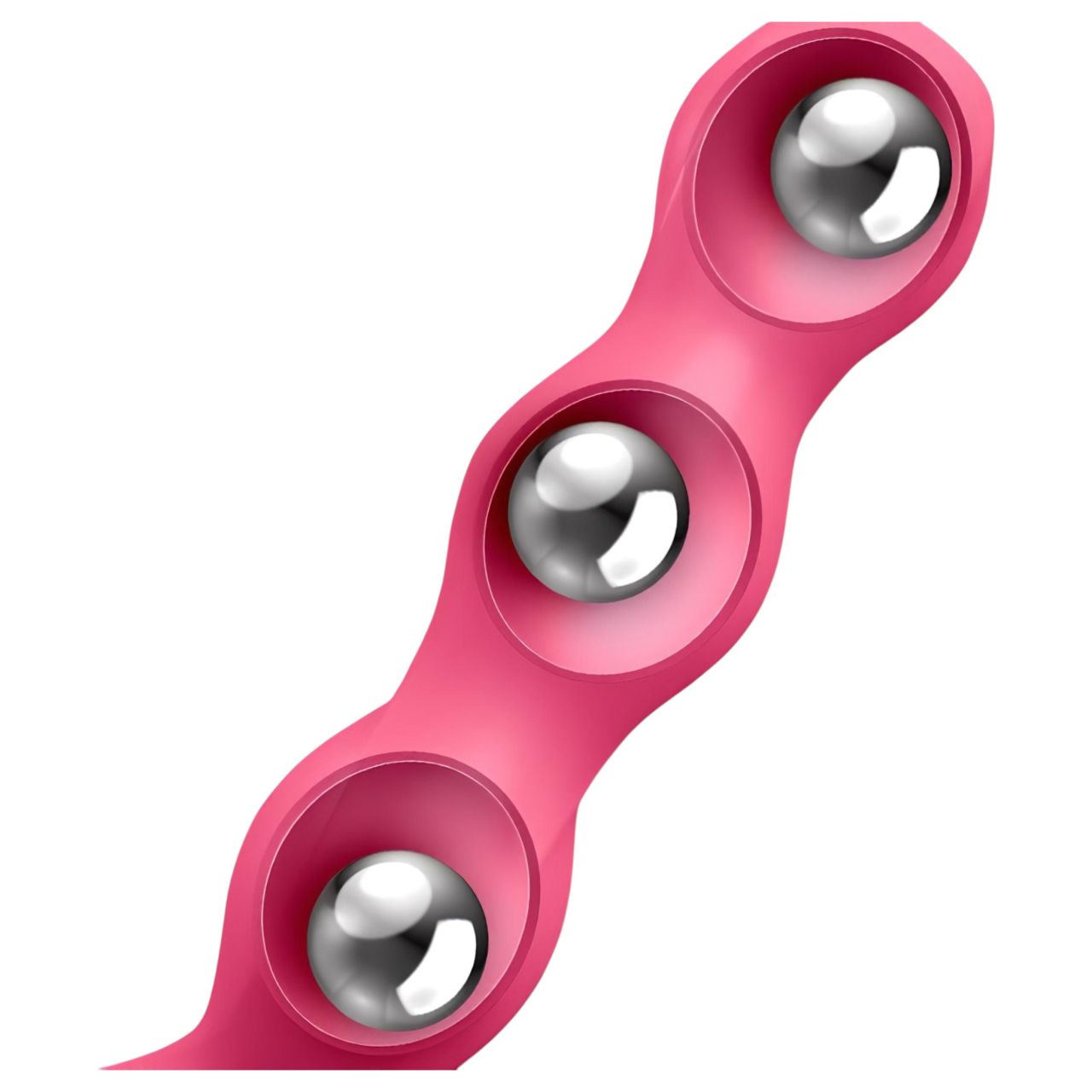 Satisfyer Triple Ball-R - gyöngyös análvibrátor (pink) Satisfyer Triple Ball-R - gyöngyös análvibrátor (pink)