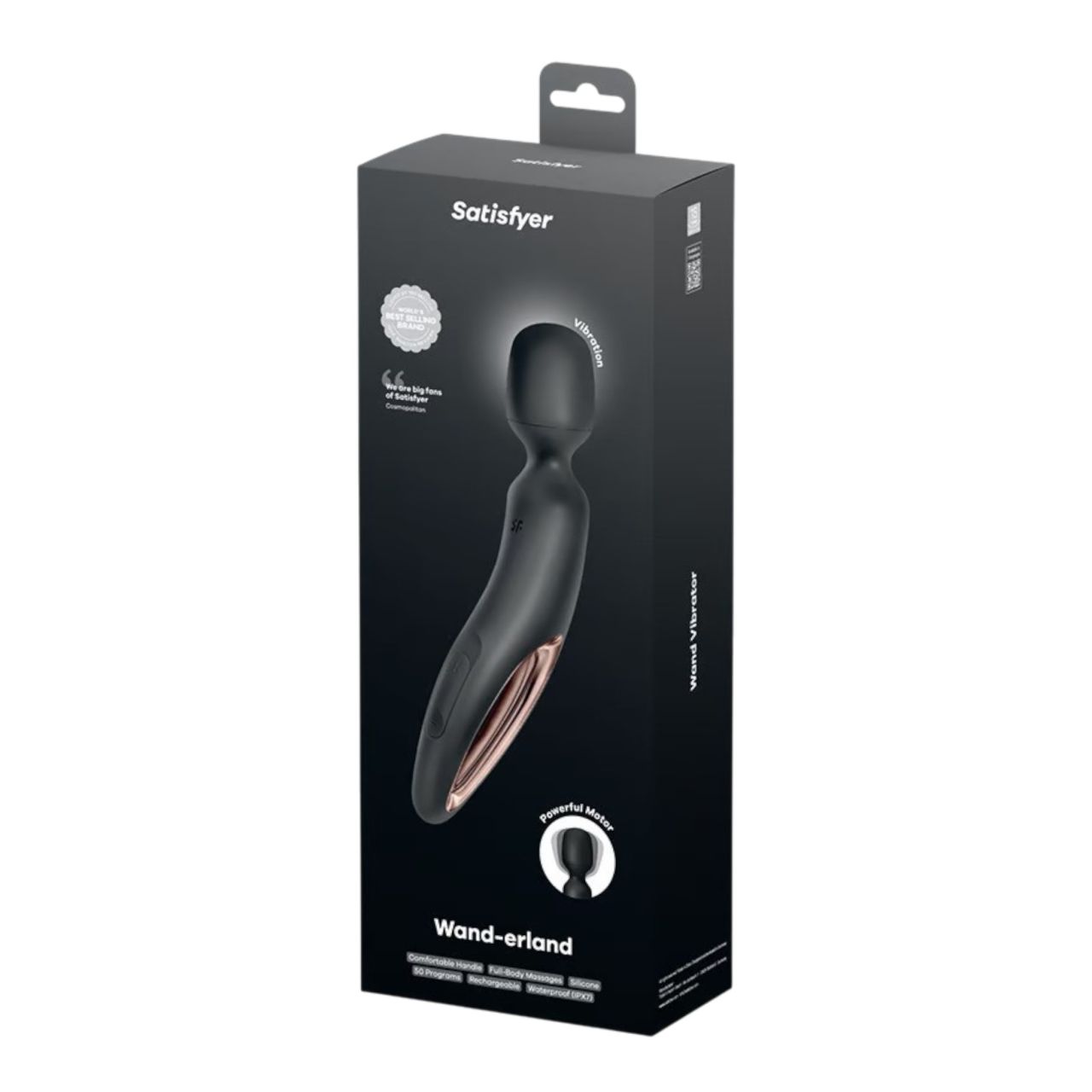 Satisfyer Wand-erland - masszírozó vibrátor (fekete) Satisfyer Wand-erland - masszírozó vibrátor (fekete)
