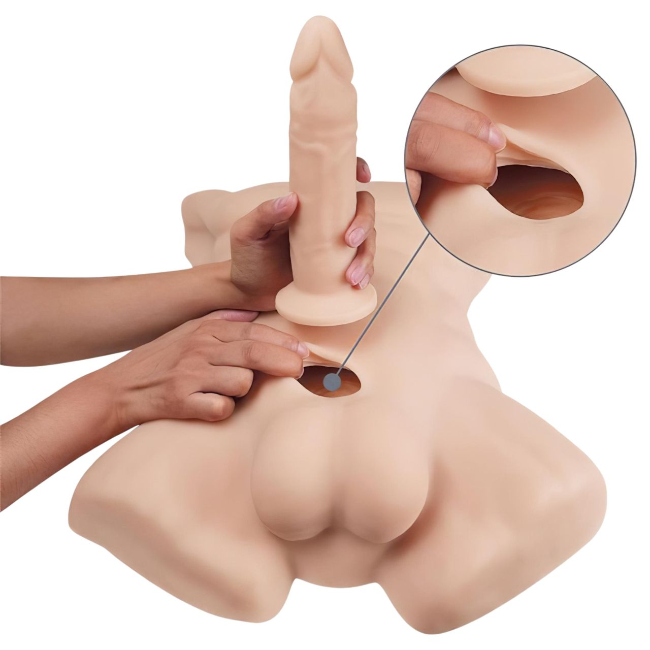 Silexd Apollo - férfi torzó (natúr)