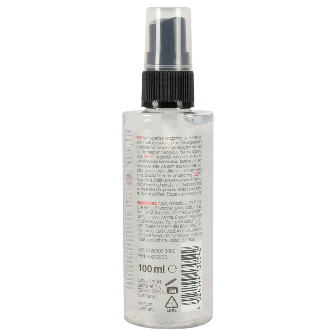Just Play - 2in1 intim- és terméktisztító spray (100ml)