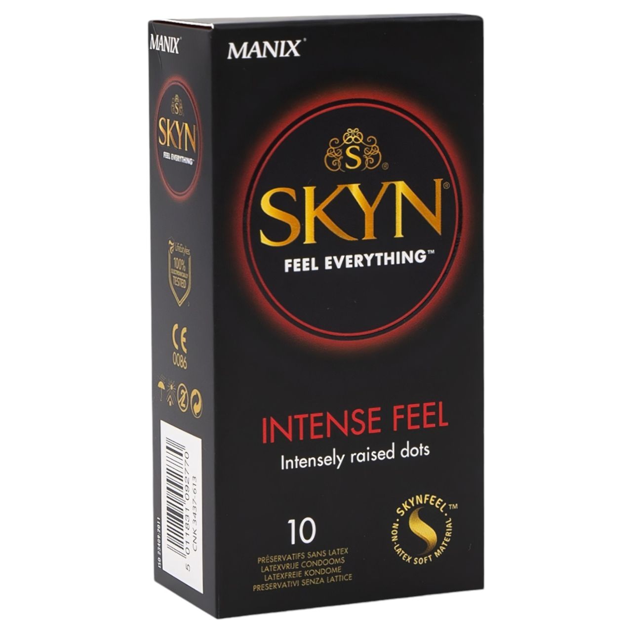 Manix SKYN Intense - latexmentes, gyöngyös óvszer (10 db) Manix SKYN Intense - latexmentes, gyöngyös óvszer (10 db)