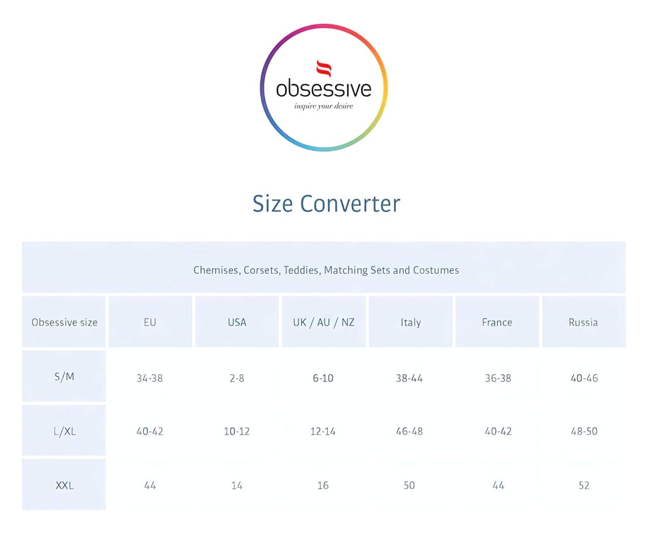 Obsessive Auroria - masnis hímzett női bugyi (kék)
