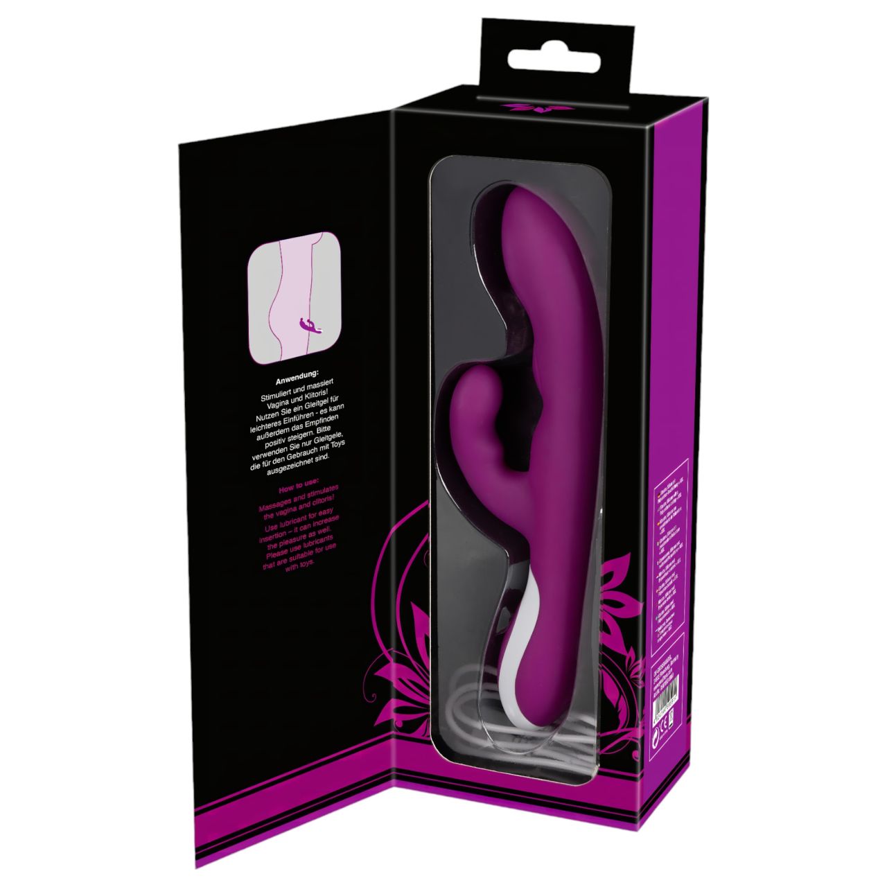 Javida - melegítő csiklóizgató vibrátor (pink)
