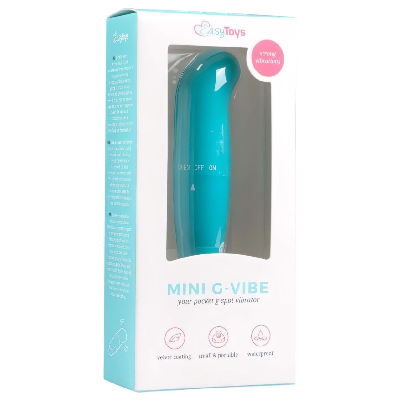 EasyToys Mini G-Vibe - G-pont vibrátor (kék) EasyToys Mini G-Vibe - G-pont vibrátor (kék)