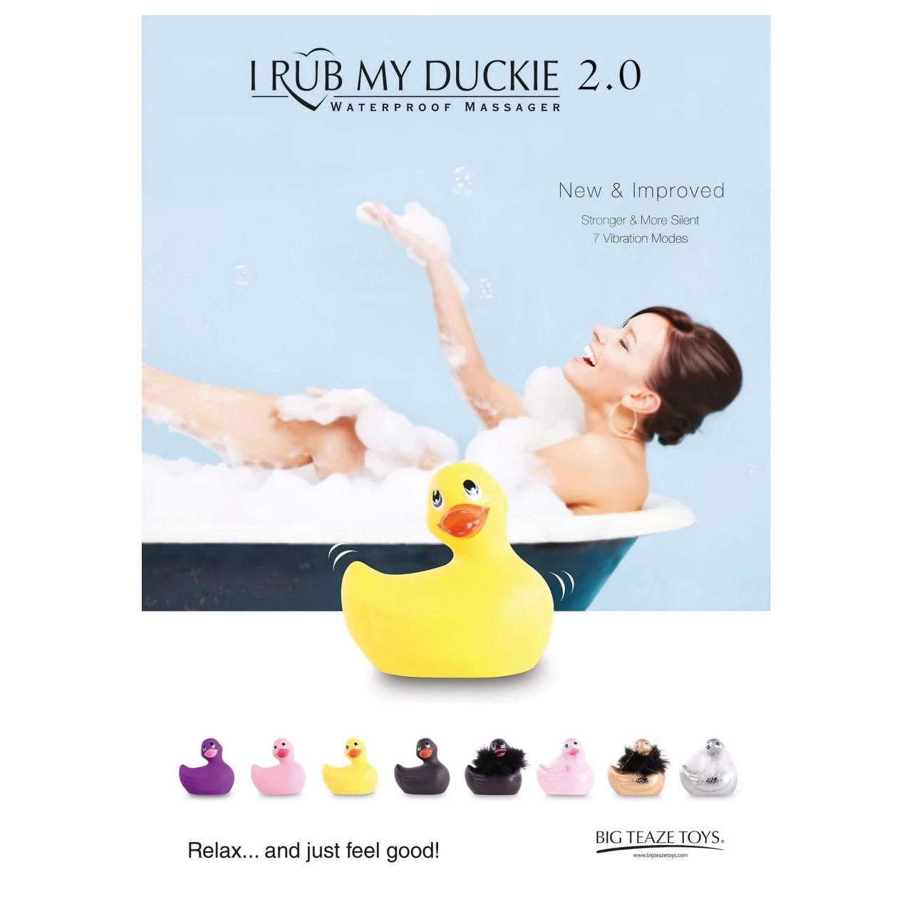 My Duckie Paris 2.0 - vízálló kacsa csikló vibrátor (pink)