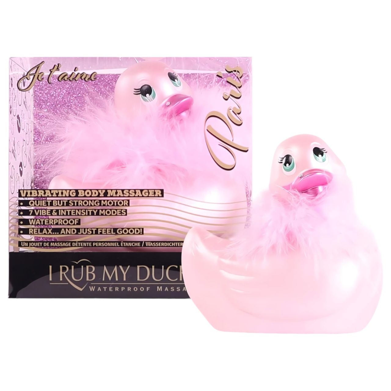 My Duckie Paris 2.0 - vízálló kacsa csikló vibrátor (pink)