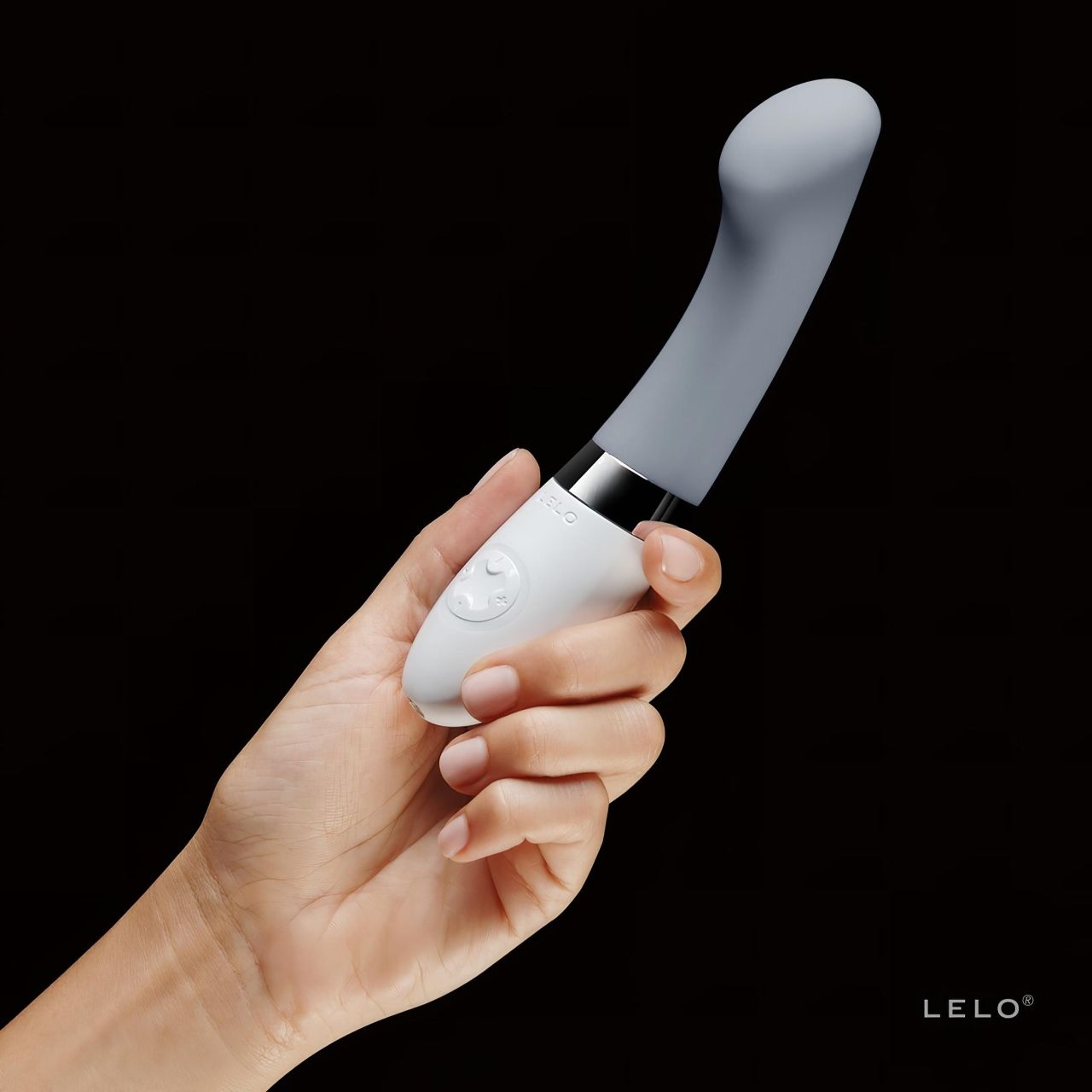 LELO Gigi 2 - szilikon G-pont vibrátor (szürke)