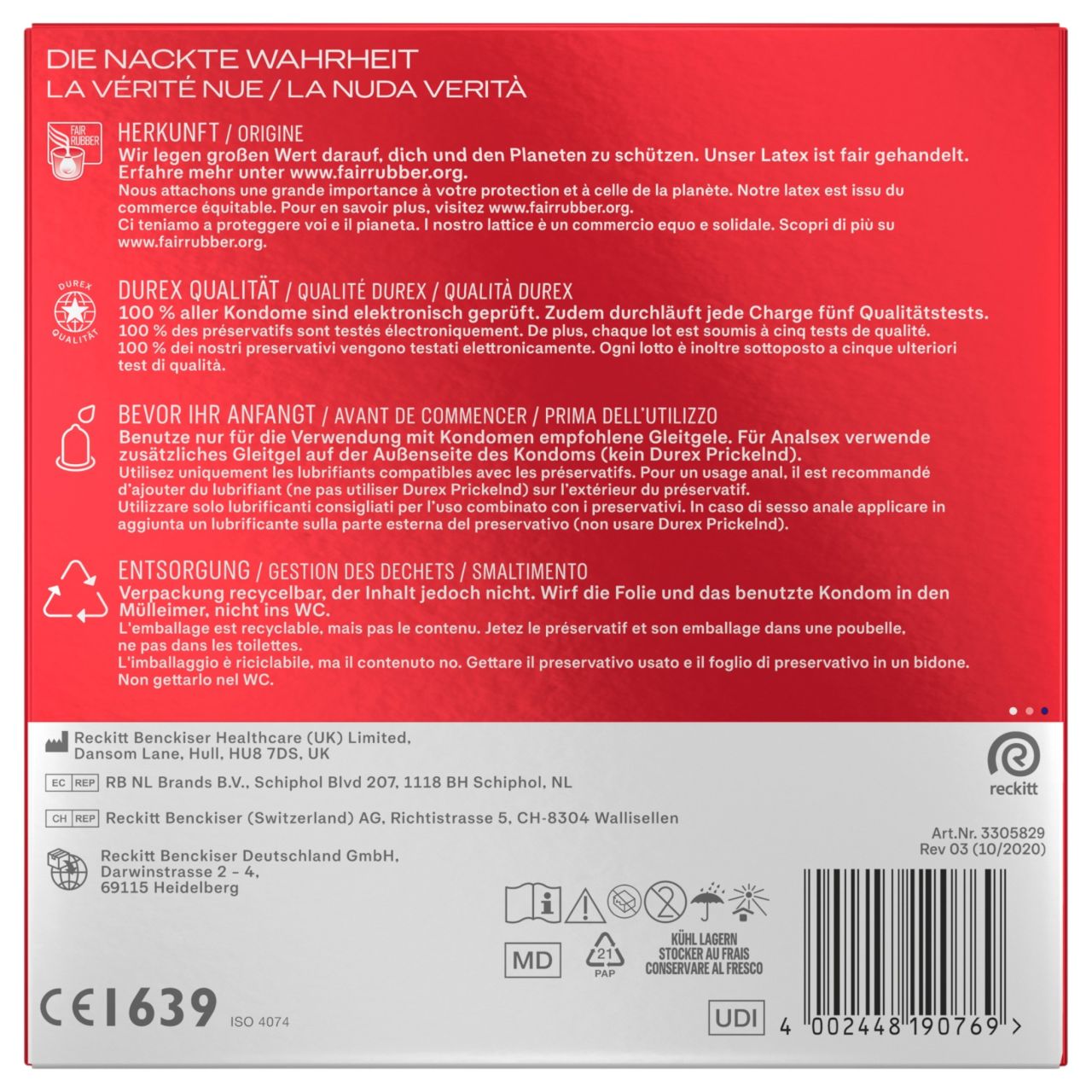 Durex - XXL óvszer (30db)