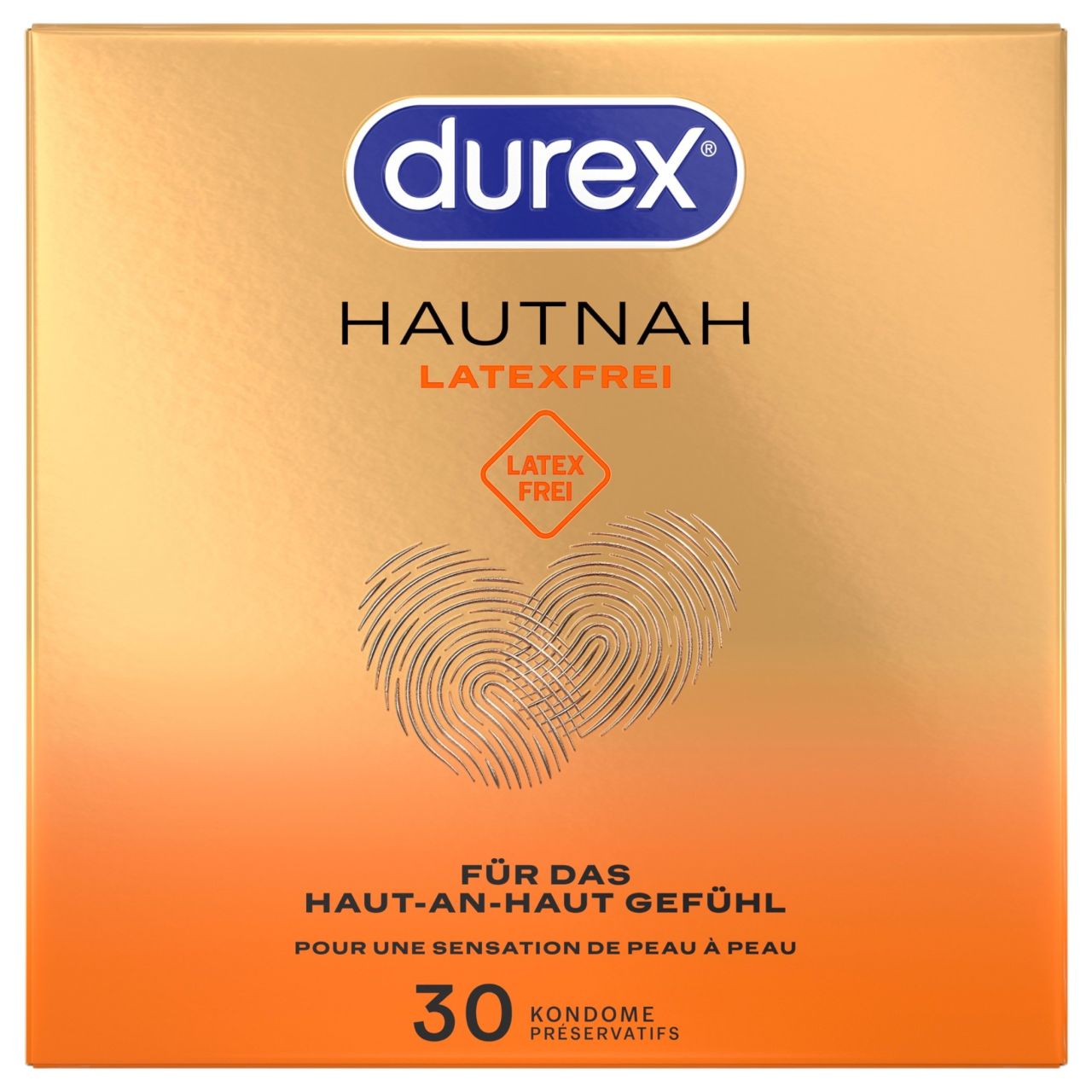 Durex Hautnah - latex mentes óvszer (30db)