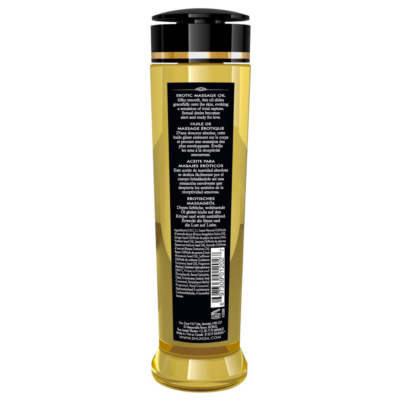 Shunga - masszázsolaj - egzotikus gyümölcs (240 ml)