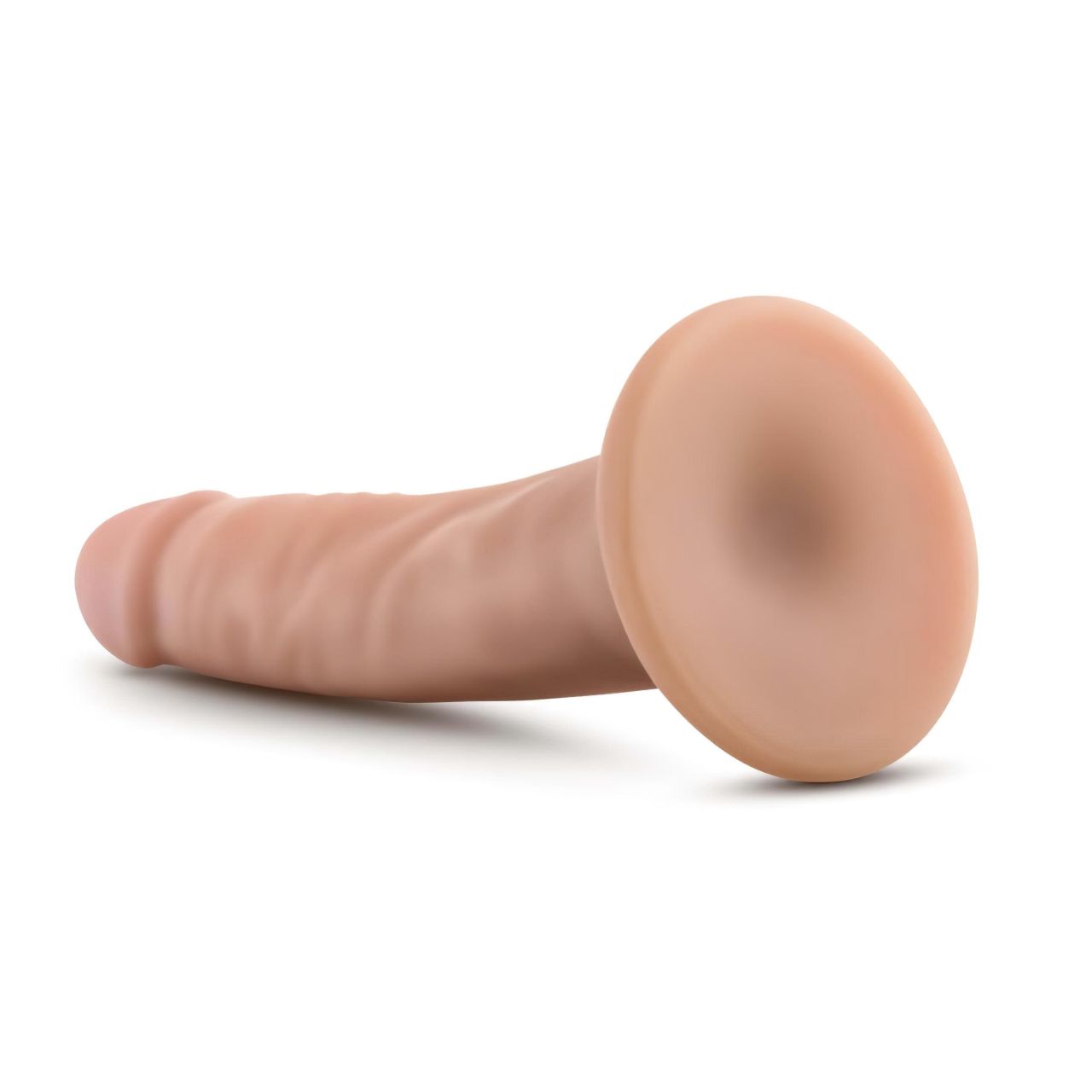 Dr. Skin 5,5 - tapadókorongos élethű dildó - natúr (14cm)