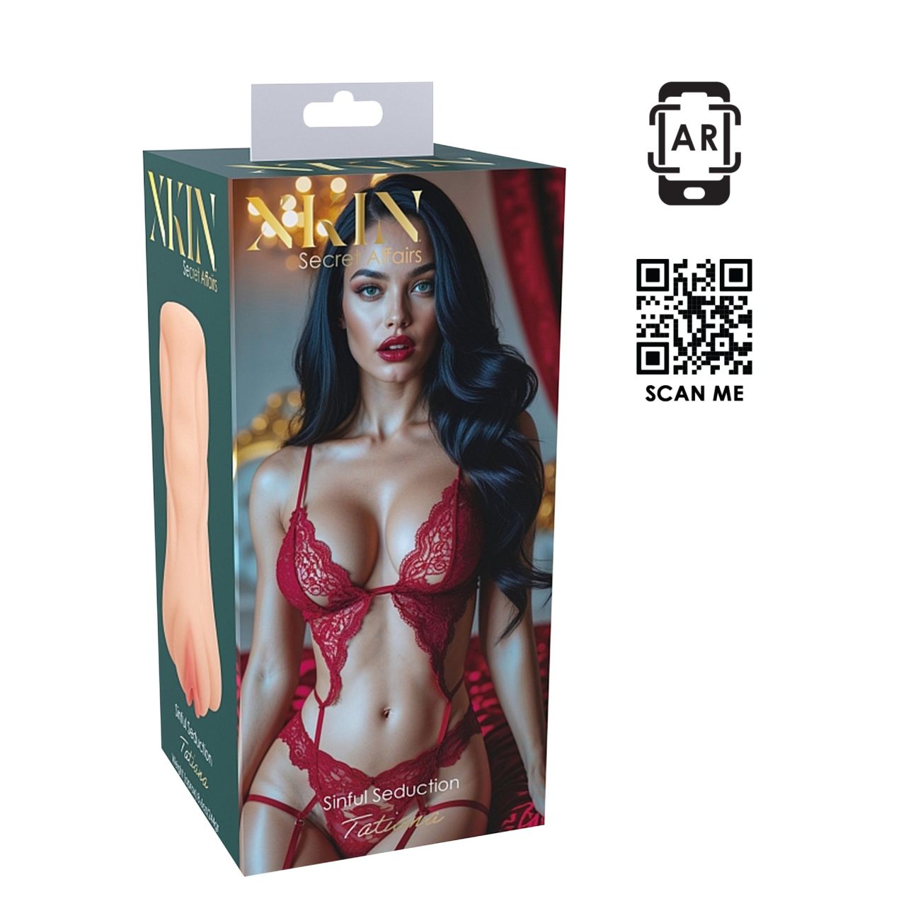 XKIN Seduction Tatiana - élethű műpunci maszturbátor (natúr)