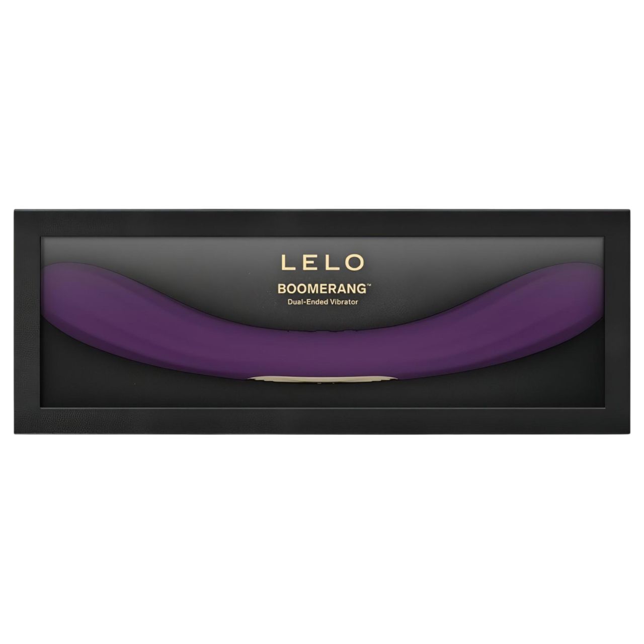 LELO Boomerang - kétvégű vibrátor (lila) LELO Boomerang - kétvégű vibrátor (lila)