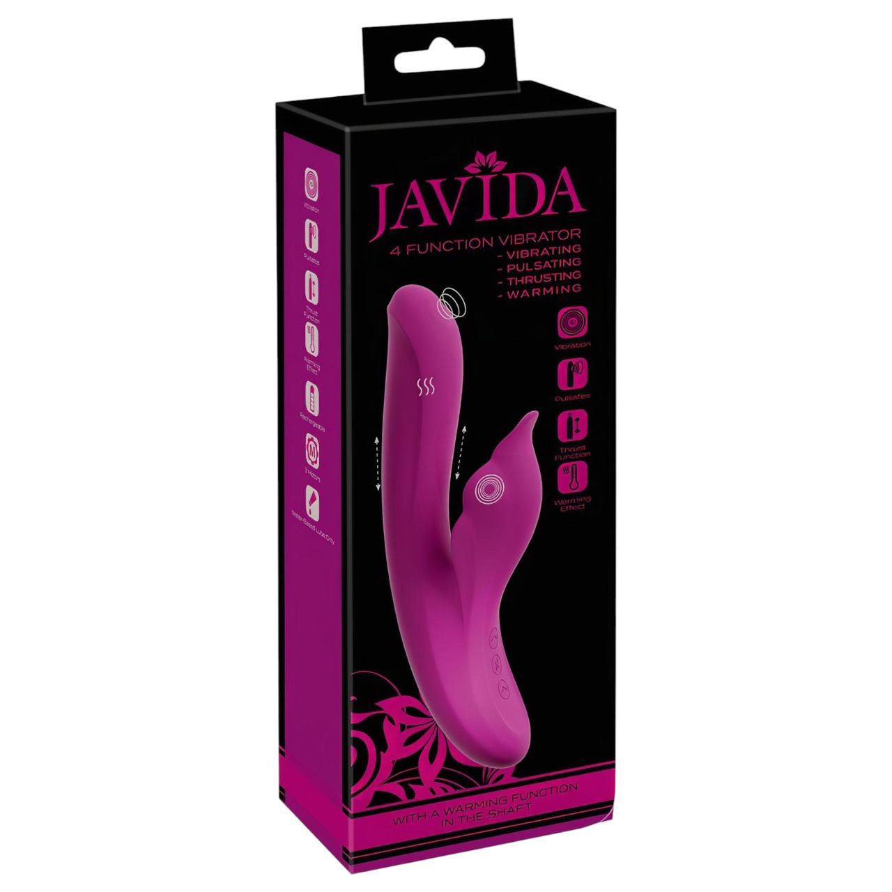 Javida - 4in1 G-pont és csiklóizgató vibrátor (lila) Javida - 4in1 G-pont és csiklóizgató vibrátor (lila)