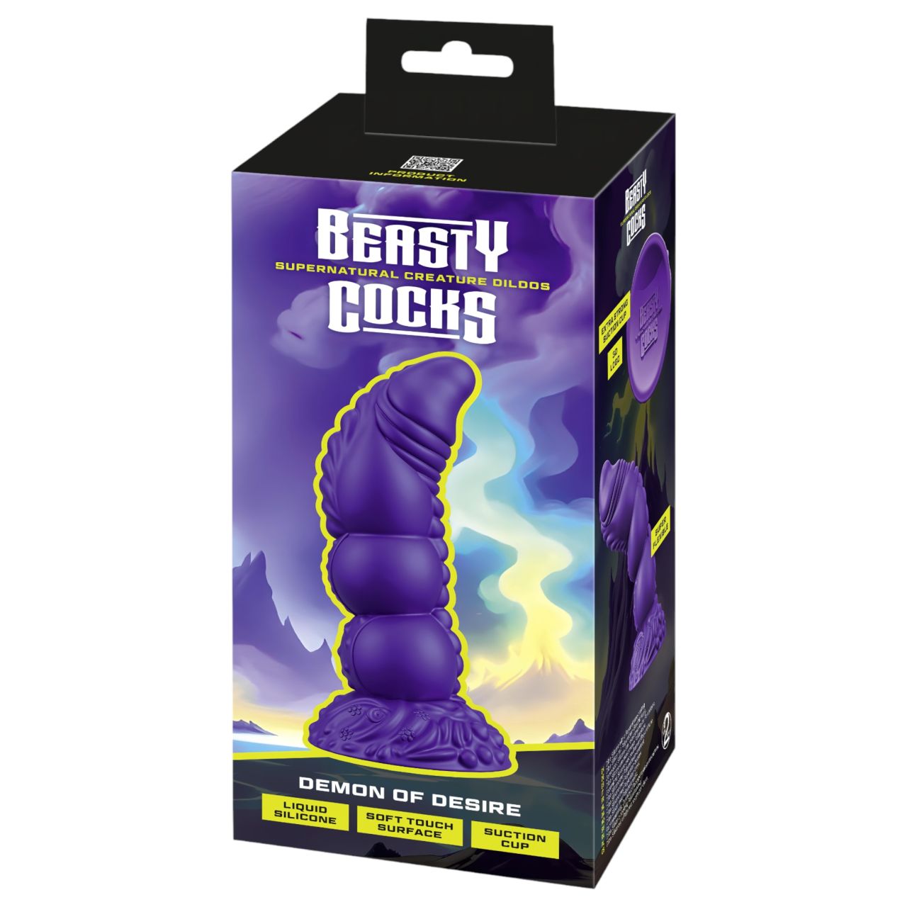 Beasty Cocks Demon of Desire - démon dildó (lila) Beasty Cocks Demon of Desire - démon dildó (lila)