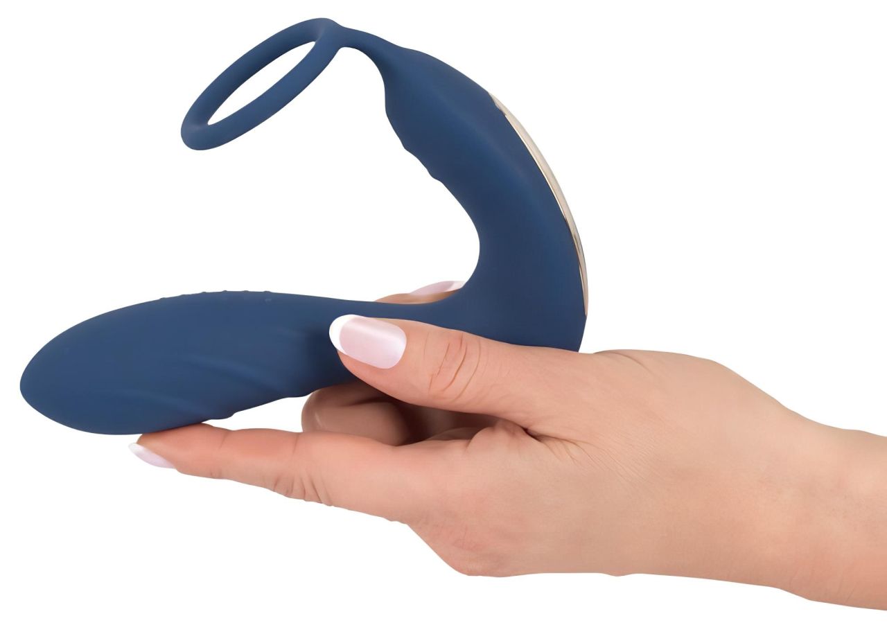 You2Toys Prostate Plug - anál vibrátor péniszgyűrűvel (kék) You2Toys Prostate Plug - anál vibrátor péniszgyűrűvel (kék)