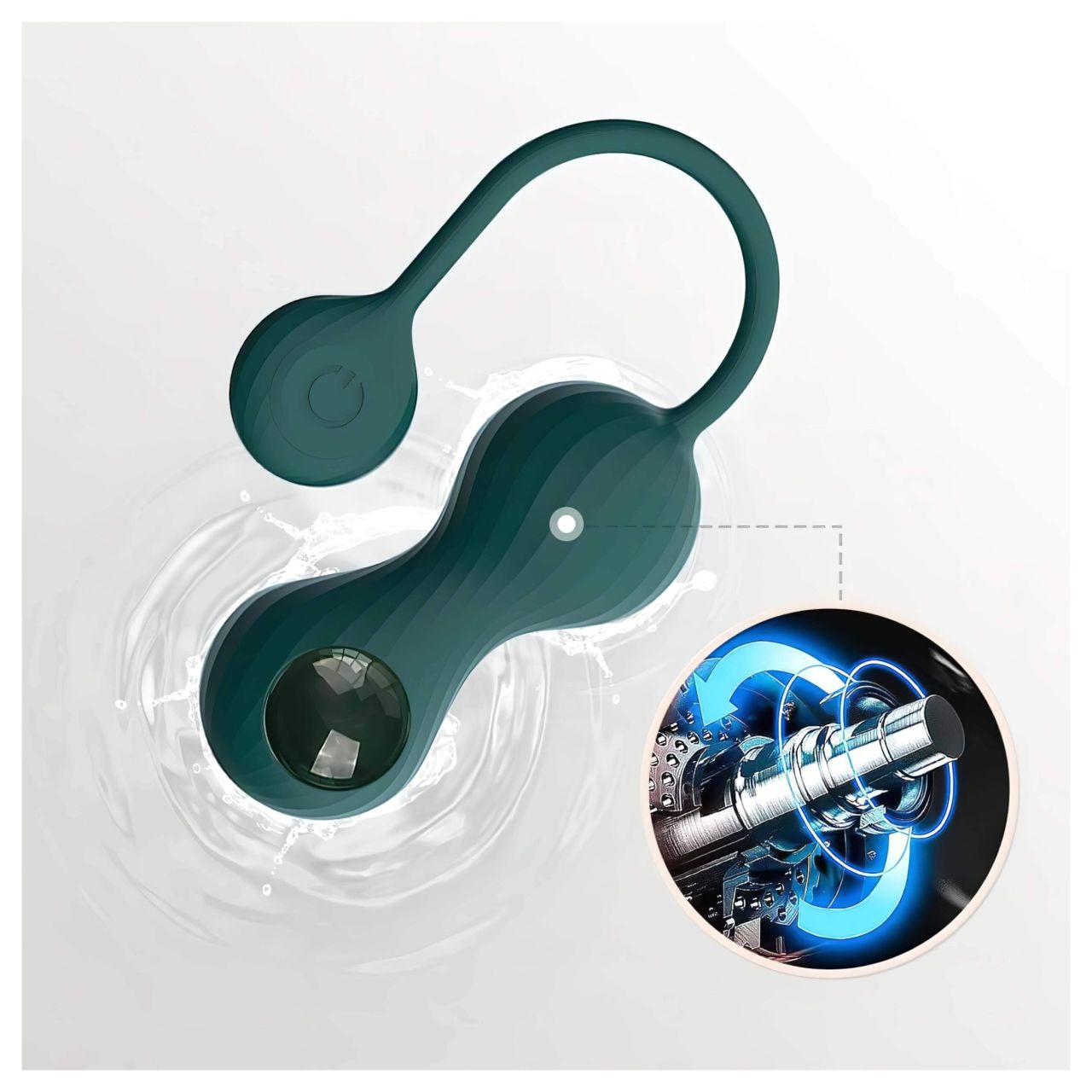 Magic Motion Crystal Duo - App-vezérelt vibrációs gésagolyó (zöld) Magic Motion Crystal Duo - App-vezérelt vibrációs gésagolyó (zöld)