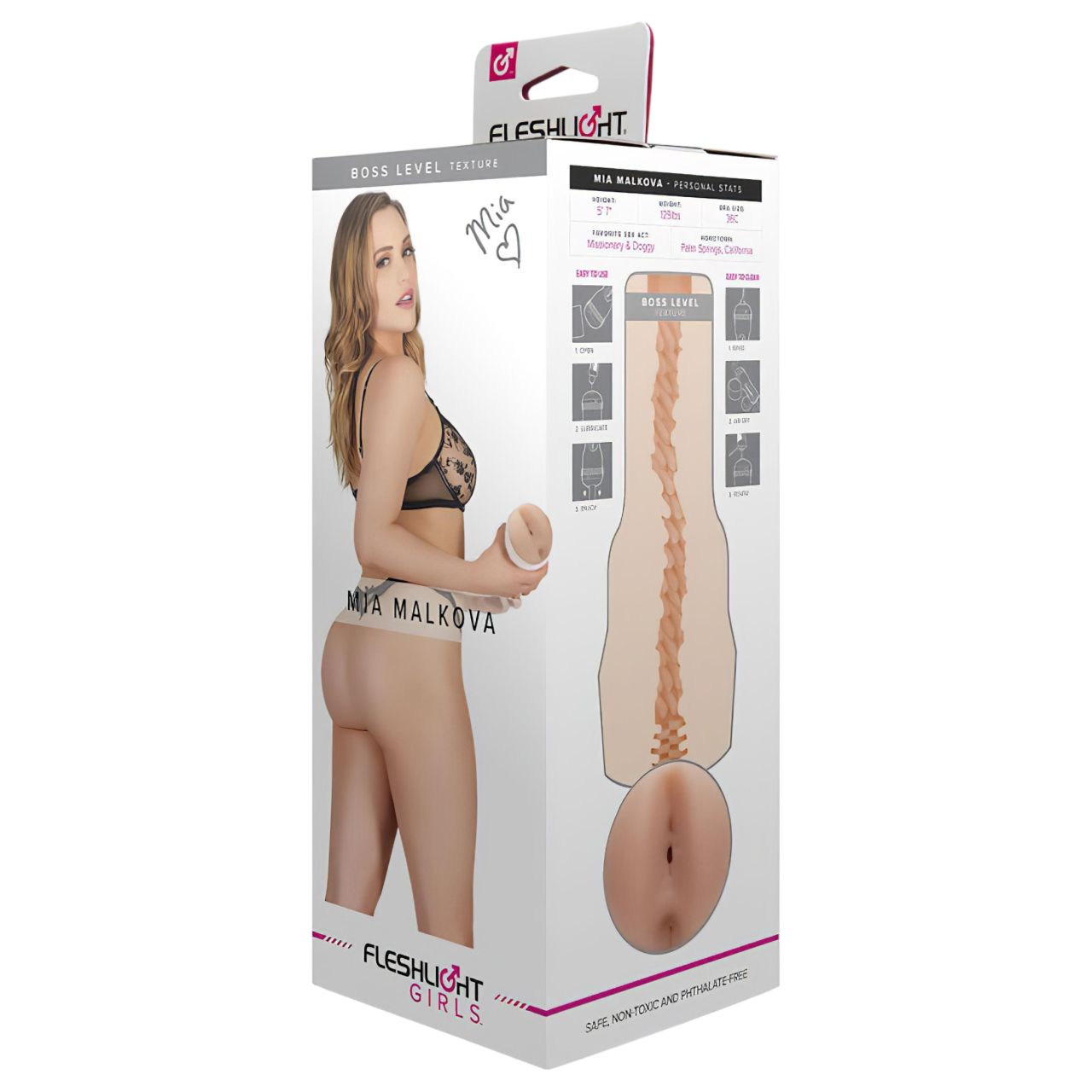Fleshlight Mia Malkova Boss - élethű popsi maszturbátor (natúr) Fleshlight Mia Malkova Boss - élethű popsi maszturbátor (natúr)