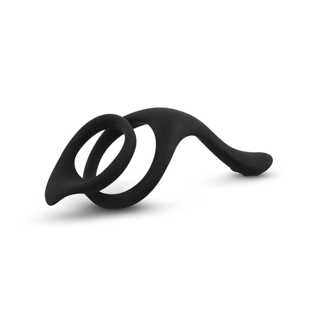 EasyToys Pleasure Ring - rugalmas pénisz- és heregyűrű (fekete)