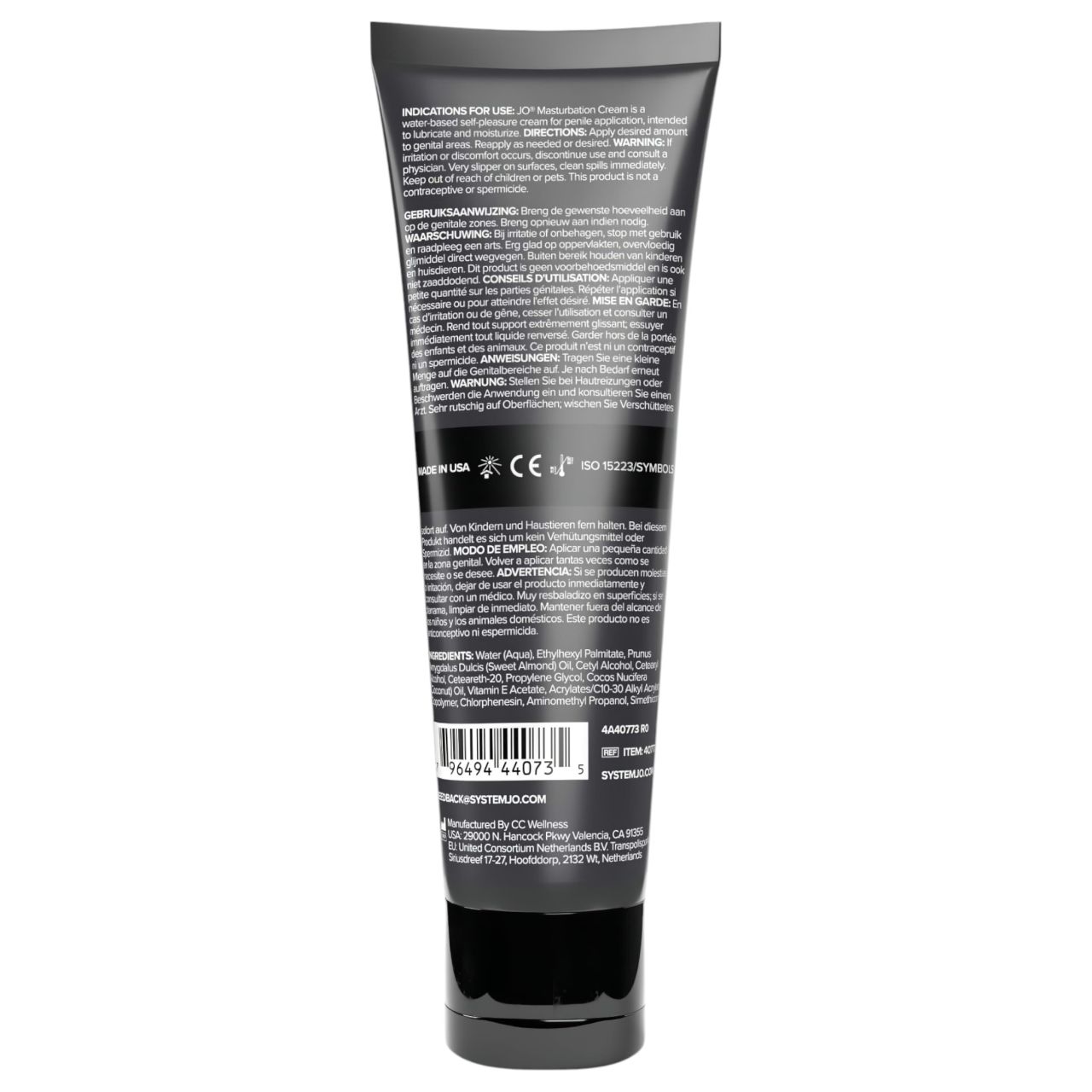 System JO - illatmentes maszturbációs krém (120 ml)