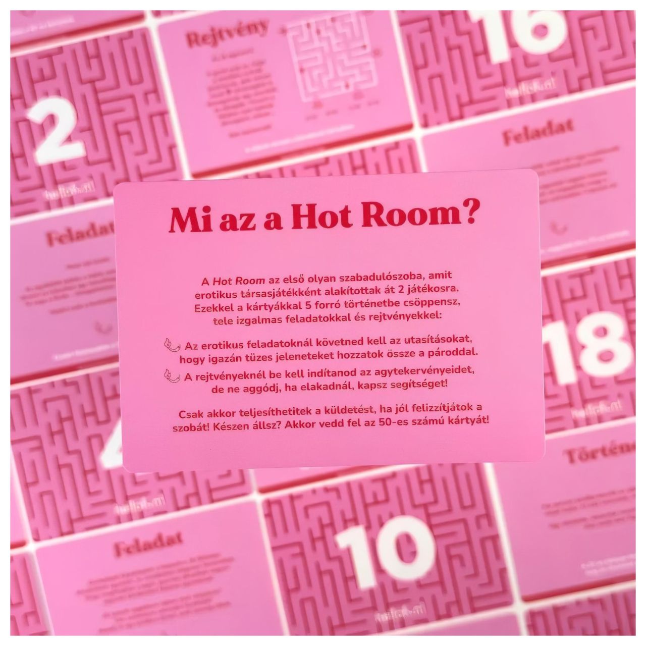 Hot Room - erotikus szabadulószoba társasjáték Hot Room - erotikus szabadulószoba társasjáték