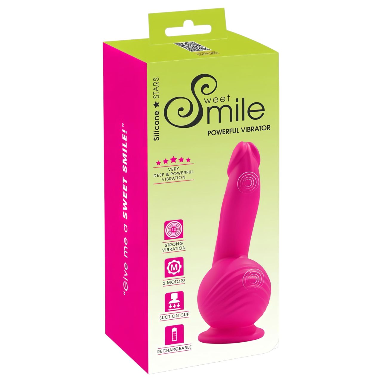 / SMILE Powerful - akkus, 2 motoros tapadókorongos vibrátor (pink) / SMILE Powerful - akkus, 2 motoros tapadókorongos vibrátor (pink)