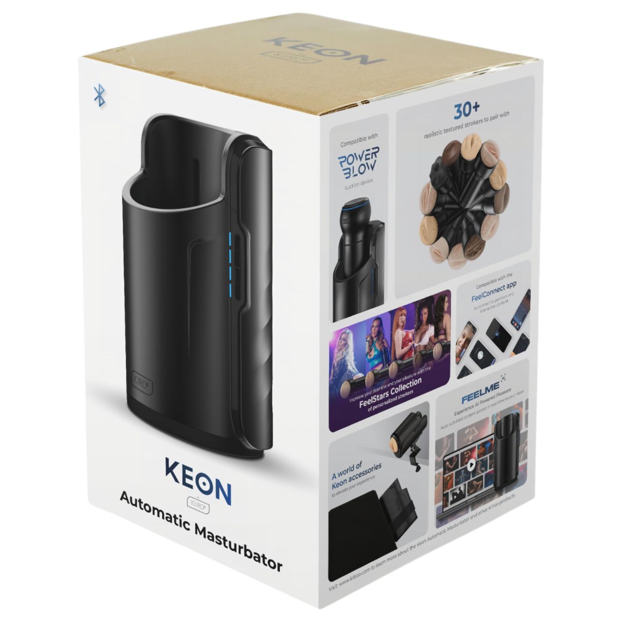 Kiiroo Keon Wifi Automatic - maszturbátor tartozék (fekete)