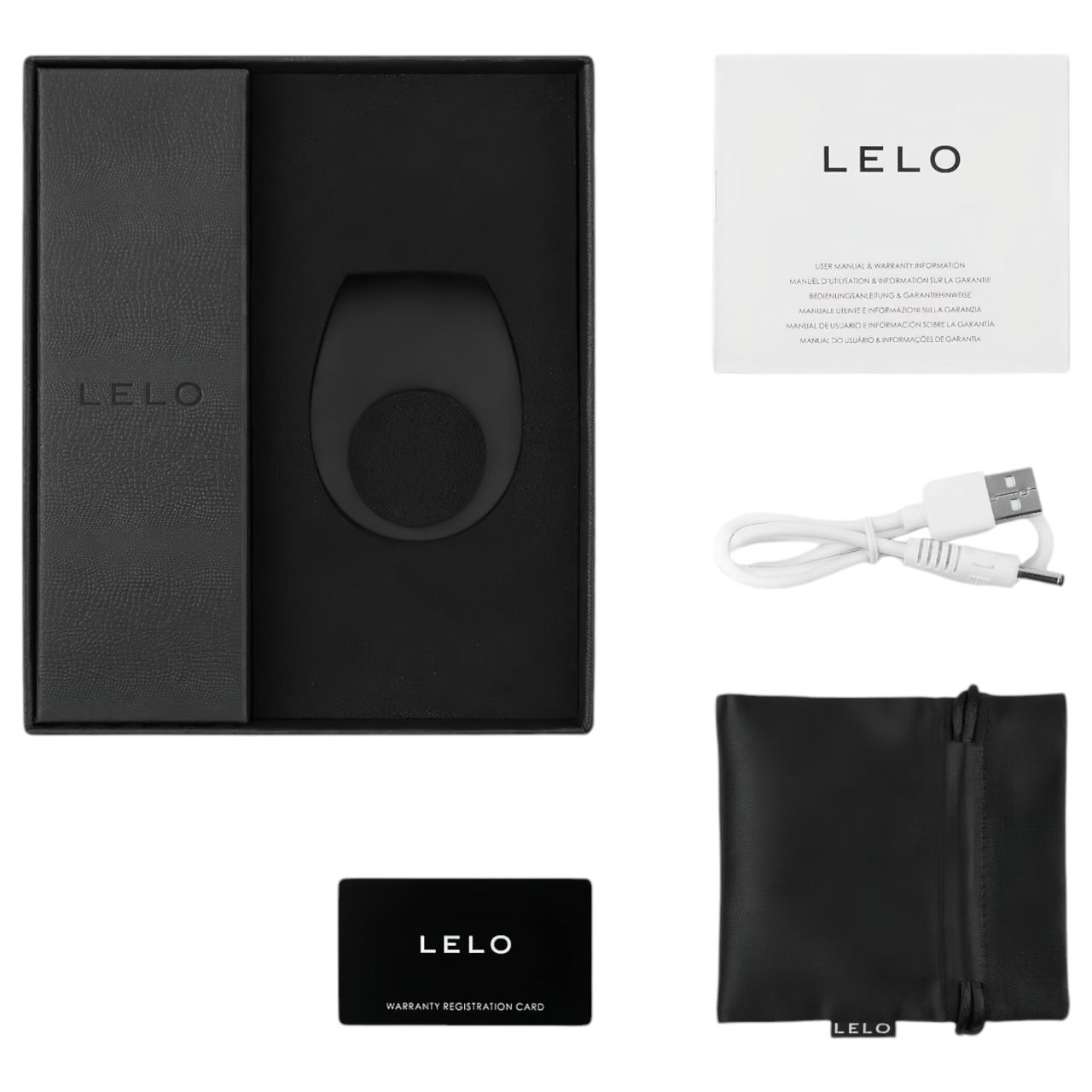 LELO Tor 2 - akkus, vibrációs péniszgyűrű (fekete) LELO Tor 2 - akkus, vibrációs péniszgyűrű (fekete)